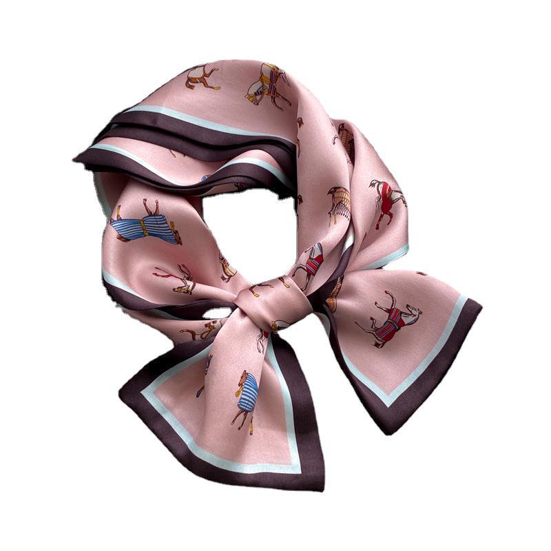 Mulberry Silk Scarf Head Hair Ribbon